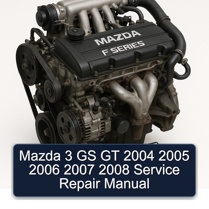Mazda 3 GS GT 2004 2005 2006 2007 2008 Service Repair Manual