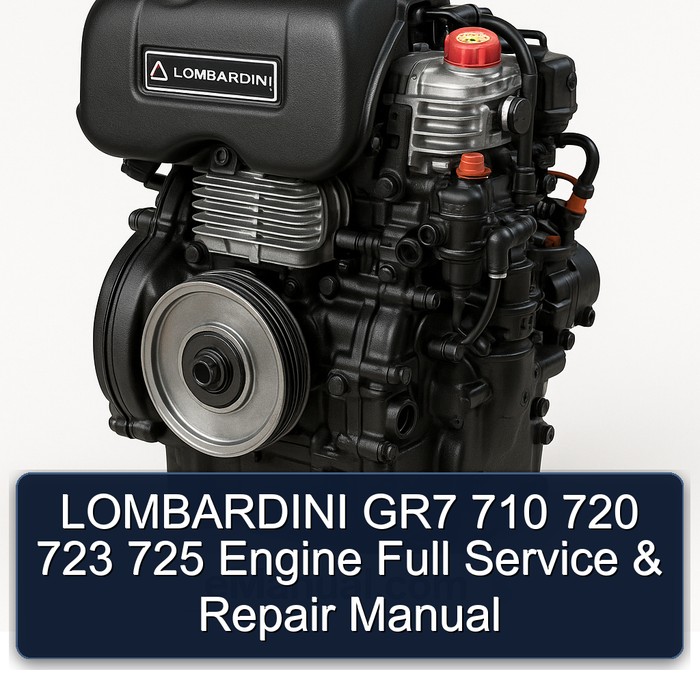 LOMBARDINI GR7 710 720 723 725 Engine Full Service & Repair Manual