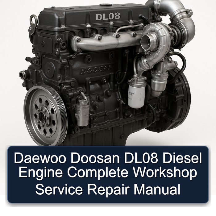Daewoo Doosan DL08 Diesel Engine Complete Workshop Service Repair Manual
