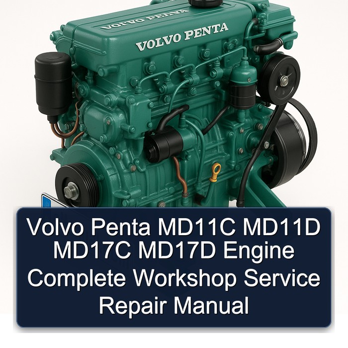 Volvo Penta MD11C MD11D MD17C MD17D Engine Complete Workshop Service Repair Manual
