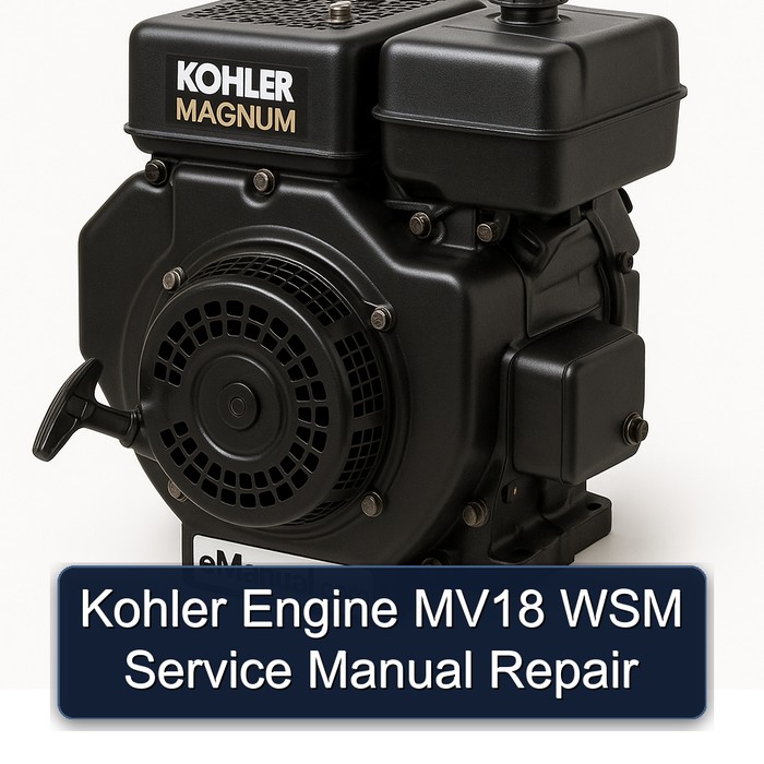 Kohler Engine MV18 WSM Service Manual Repair