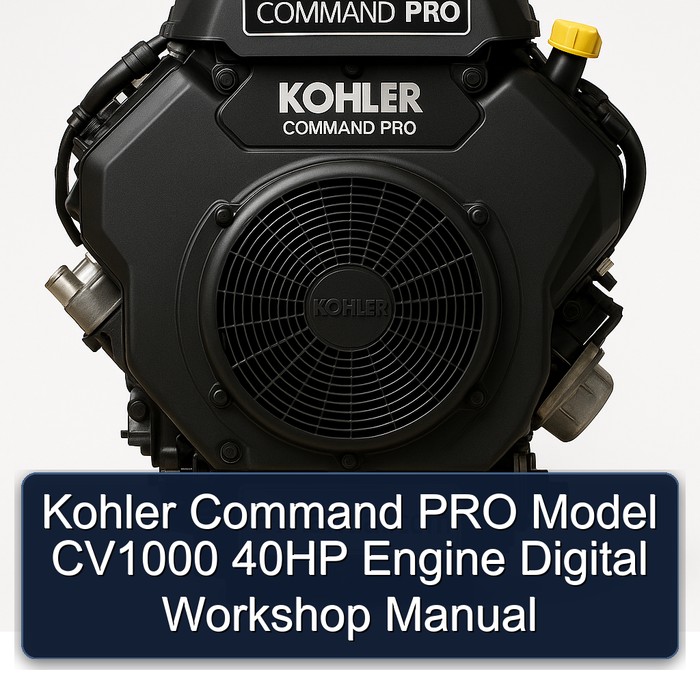 Kohler Command PRO CV1000 40 PS Motor - Digitales Werkstatt-Handbuch