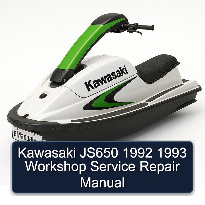 Kawasaki JS650 1992 1993 Workshop Service Repair Manual