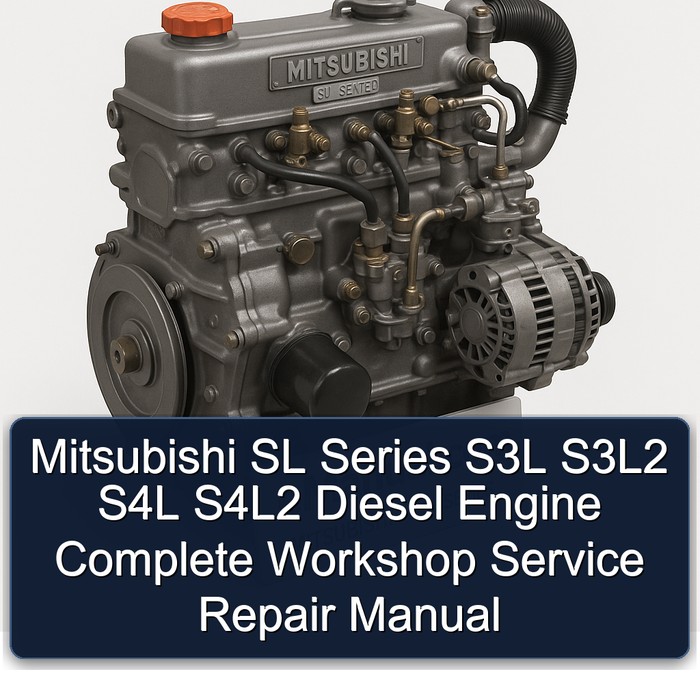 Mitsubishi SL Series S3L S3L2 S4L S4L2 Diesel Engine Complete Workshop Service Repair Manual