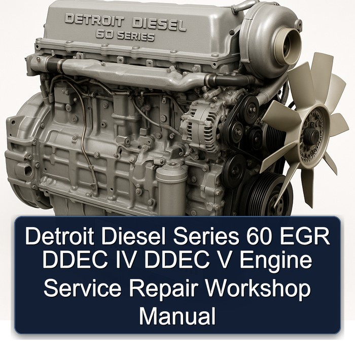 Detroit Diesel Series 60 EGR DDEC IV DDEC V Engine Service Repair Workshop Manual
