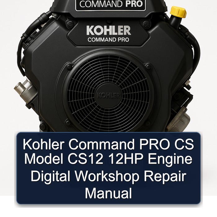 Kohler Command PRO CS12 12 PS Motor - Digitales Reparaturs Handbuch