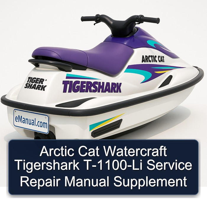 Arctic Cat Watercraft Tigershark T-1100-Li Service Repair Manual Supplement