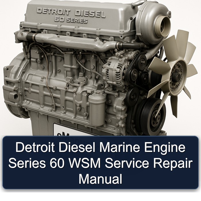 Detroit Diesel Marine Engine Series 60 WSM Service Repair Manual