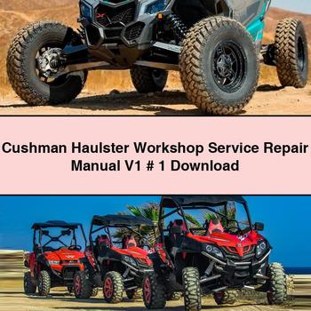 Cushman Haulster Workshop Service Repair Manual V1 # 1 Download PDF