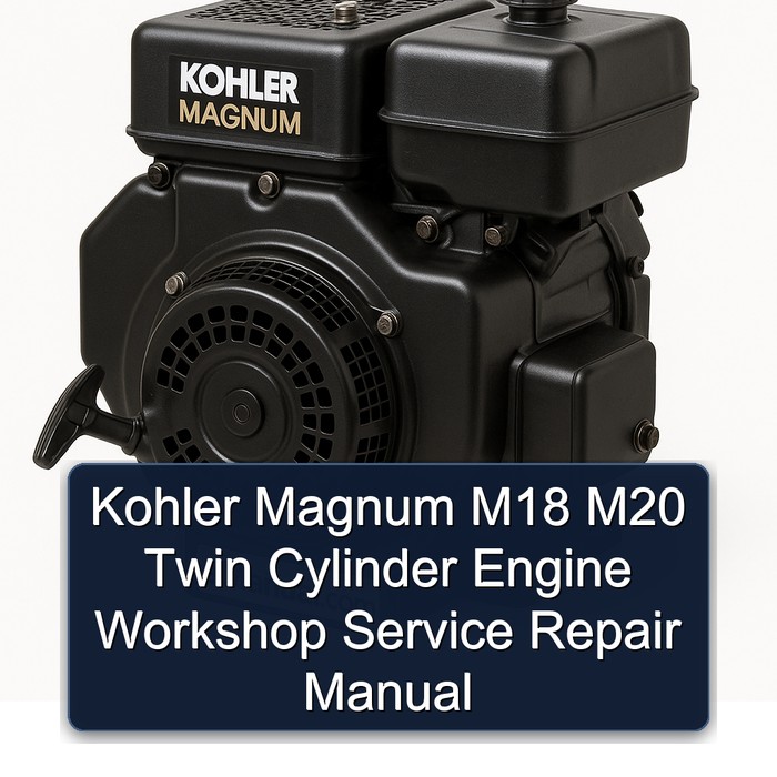 Kohler Magnum M18 M20 Twin Cylinder Engine Workshop Service Repair Manual