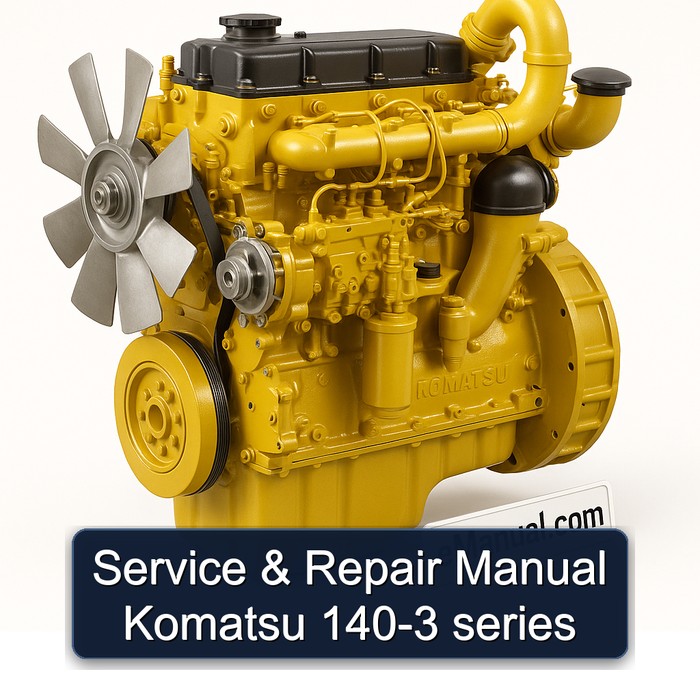 Service & Repair Manual Komatsu 140-3 series