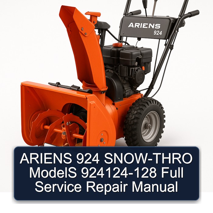 ARIENS 924 SNOW-THRO ModelS 924124-128 Full Service Repair Manual