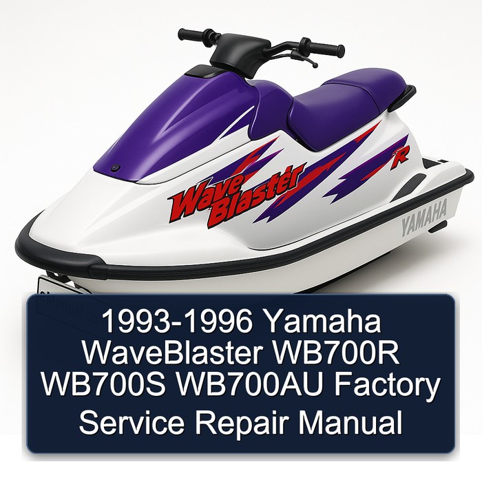 1993-1996 Yamaha WaveBlaster WB700R WB700S WB700AU Factory Service Repair Manual