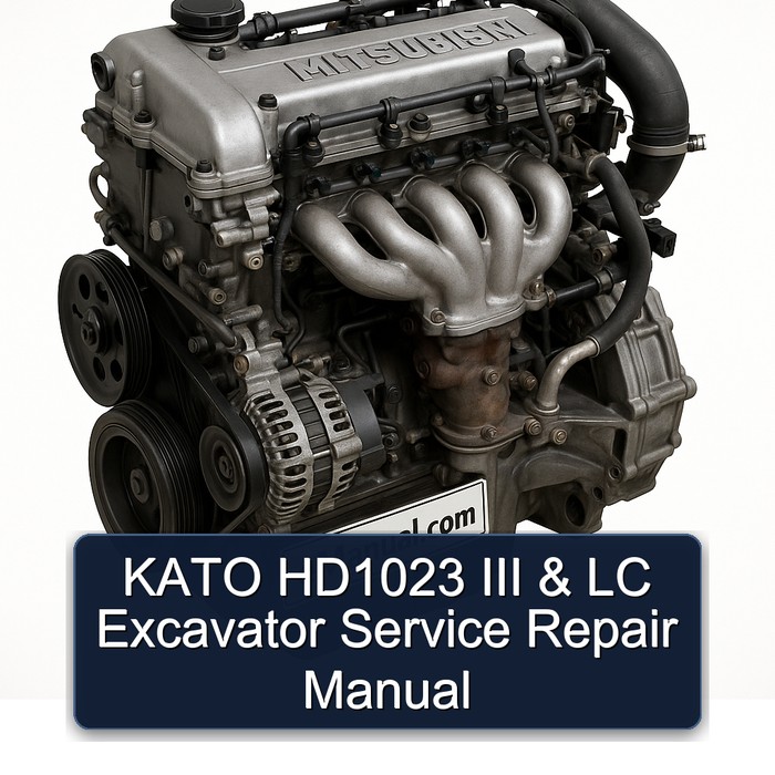 KATO HD1023 III & LC Excavator Service Repair Manual