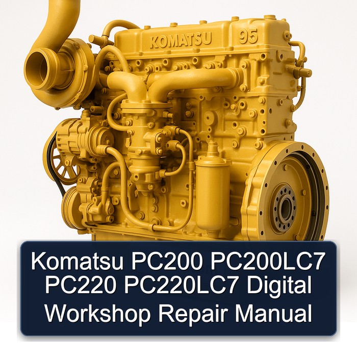 Komatsu PC200 PC200LC7 PC220 PC220LC7 Digital Workshop Repair Manual