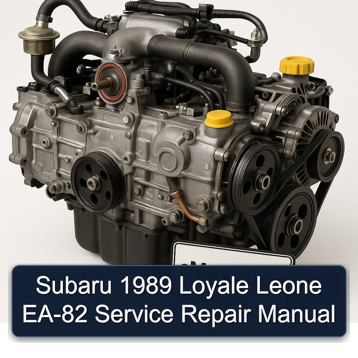 Subaru 1989 Loyale Leone EA-82 Service Repair Manual