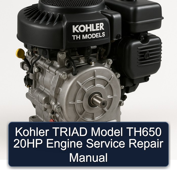 Kohler TRIAD Model TH650 20HP Engine Service Repair Manual