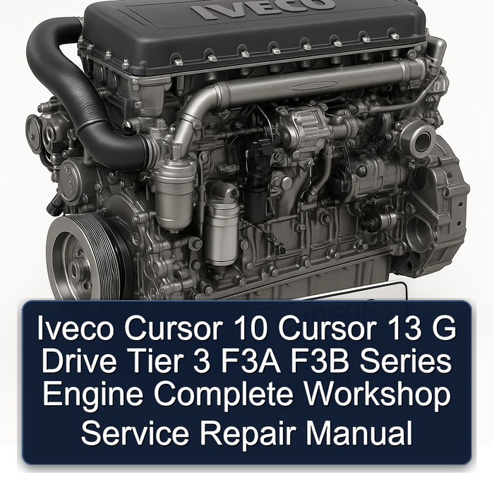 Iveco Cursor 10 Cursor 13 G Drive Tier 3 F3A F3B Series Engine Complete Workshop Service Repair Manual