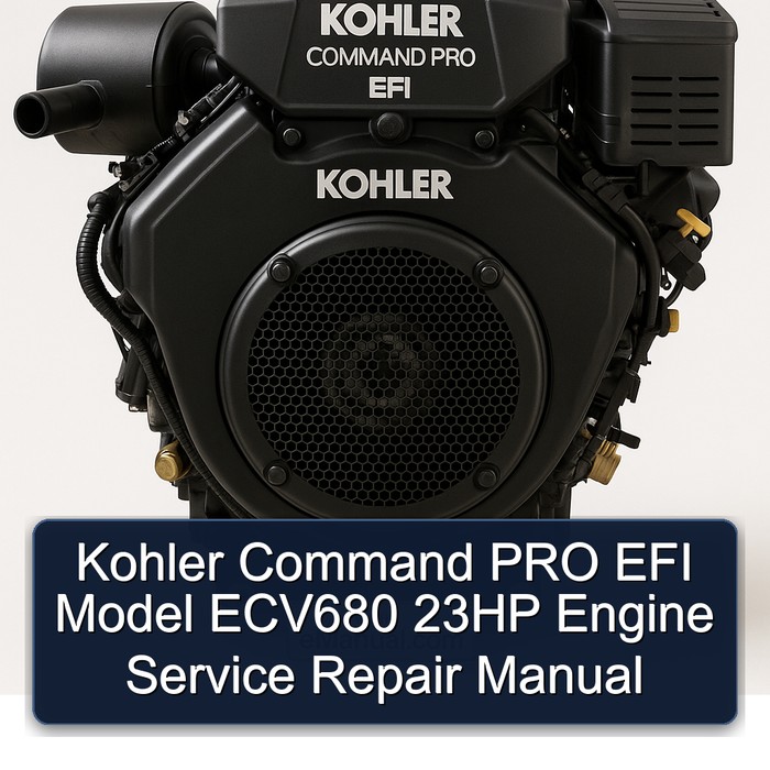Kohler Command PRO EFI Model ECV680 23HP Engine Service Repair Manual
