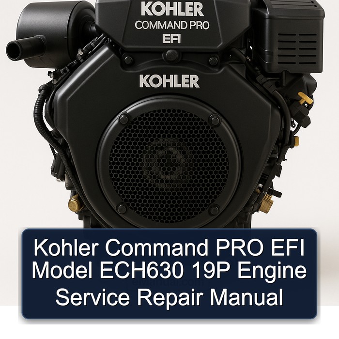 Kohler Command PRO EFI Model ECH630 19P Engine Service Repair Manual