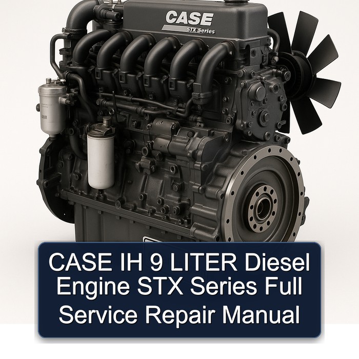 CASE IH 9 LITER Diesel Engine STX Series Full Service Repair Manual