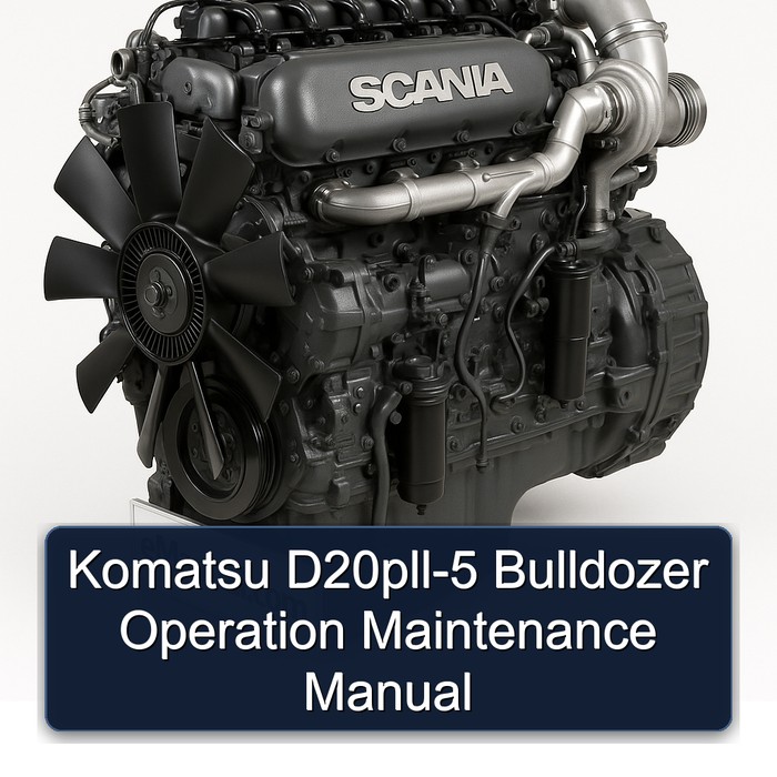 Komatsu D20pll-5 Bulldozer Operation Maintenance Manual