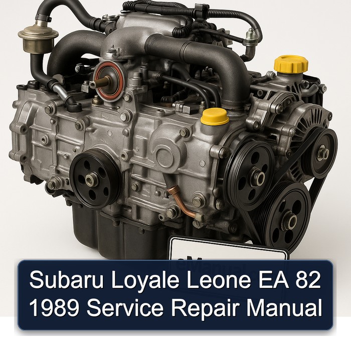 Subaru Loyale Leone EA 82 1989 Service Repair Manual