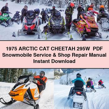 1975 Arctic CAT CHEETAH 295W Snowmobile Service Repair Manual