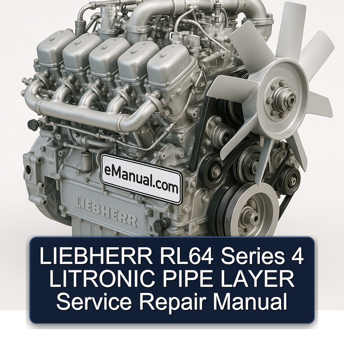 LIEBHERR RL64 Series 4 LITRONIC PIPE LAYER Service Repair Manual