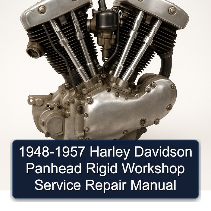 1948-1957 Harley Davidson Panhead Rigid Workshop Service Repair Manual