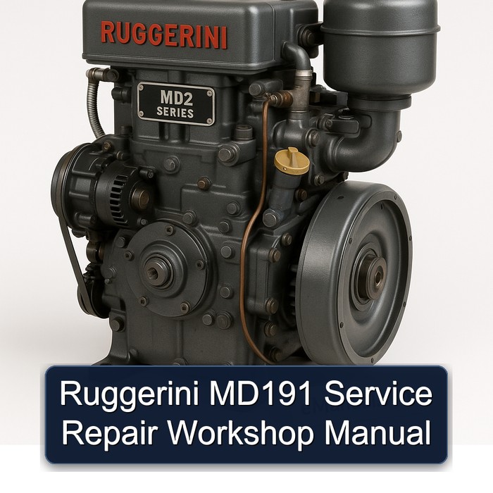 Ruggerini MD191 Service Repair Workshop Manual