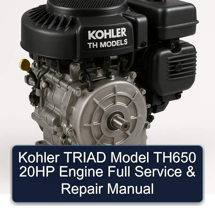 Kohler TRIAD Model TH650 20HP Engine Full Service & Repair Manual