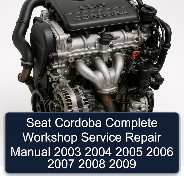 Seat Cordoba Complete Workshop Service Repair Manual 2003 2004 2005 2006 2007 2008 2009