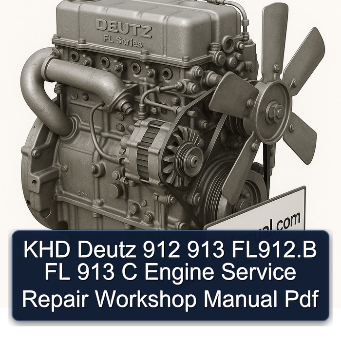 KHD Deutz 912 913 FL912.B FL 913 C Engine Service Repair Workshop Manual Pdf