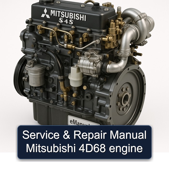 Service & Repair Manual Mitsubishi 4D68 engine