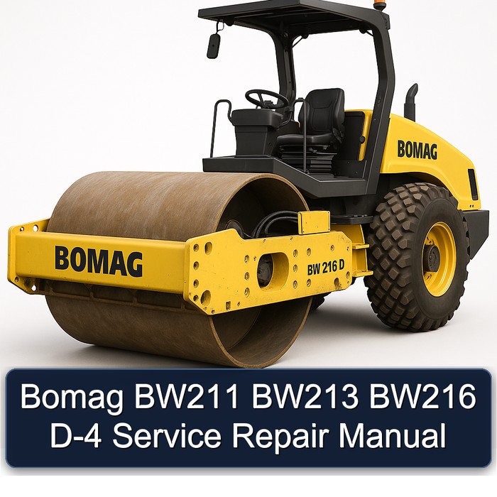 Bomag BW211 BW213 BW216 D-4 Service Repair Manual
