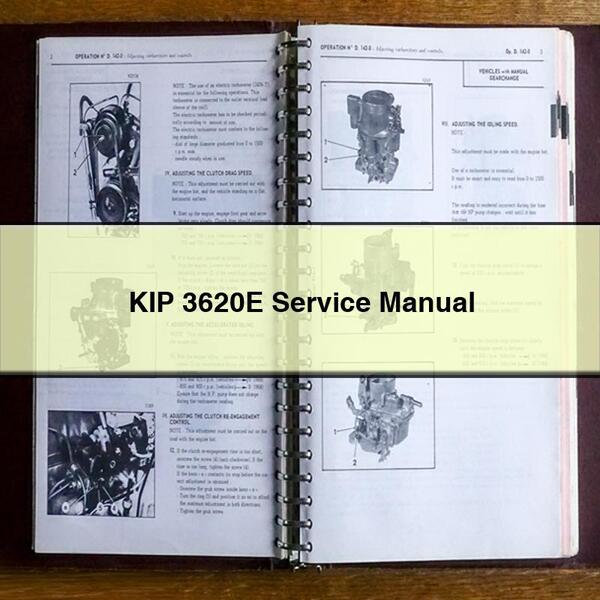 KIP 3620E Service Repair Manual