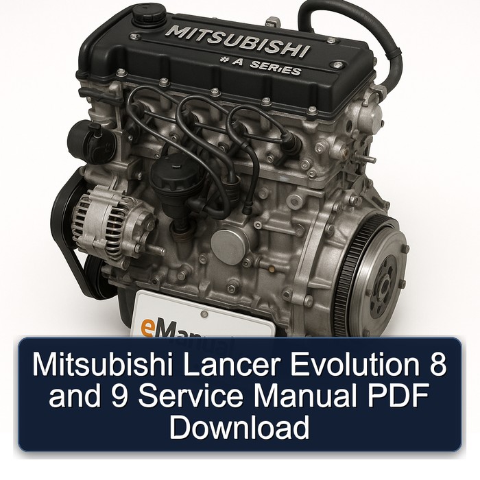Mitsubishi Lancer Evolution 8 and 9 Service Manual PDF Download