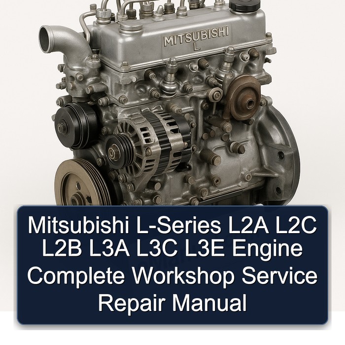 Mitsubishi L-Series L2A L2C L2B L3A L3C L3E Engine Complete Workshop Service Repair Manual