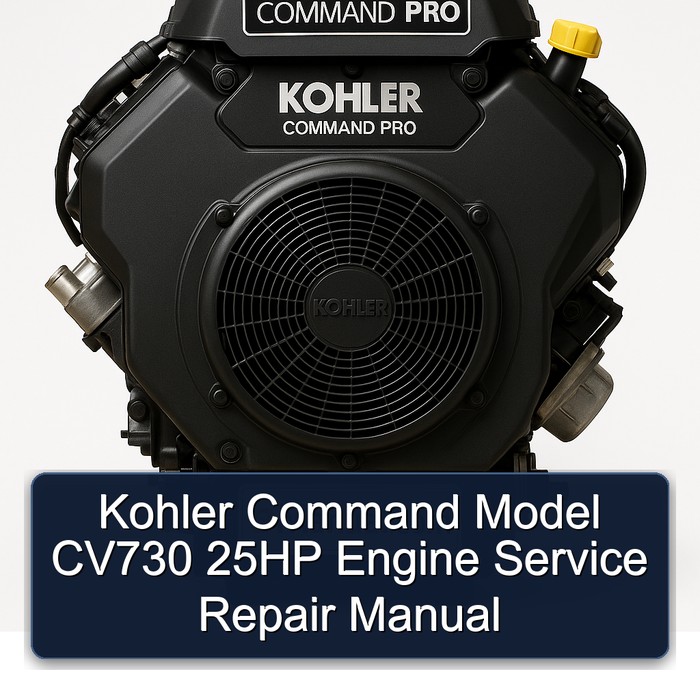 Kohler Command Model CV730 25HP Engine Manual de servicio y reparación