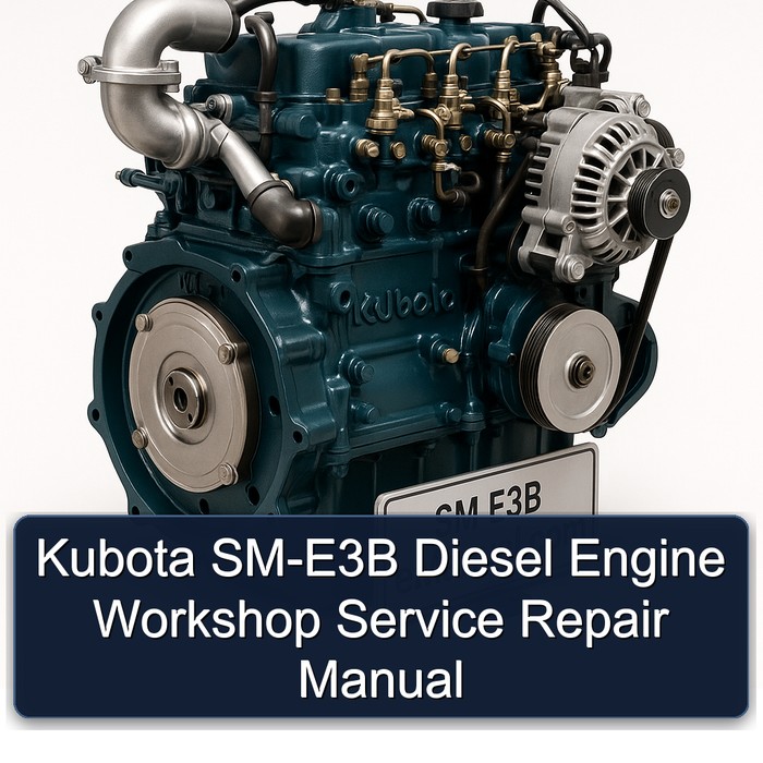 Kubota SM-E3B Diesel Engine Workshop Service Repair Manual