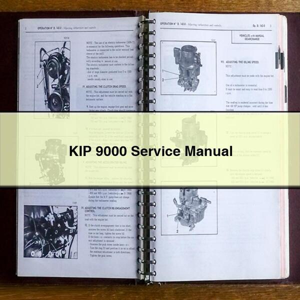KIP 9000 Service Repair Manual
