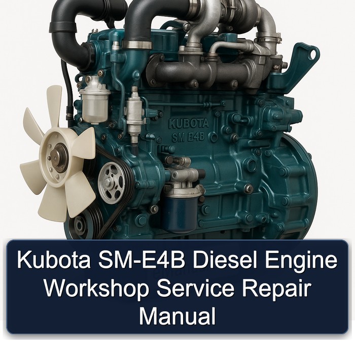 Kubota SM-E4B Diesel Engine Workshop Service Repair Manual