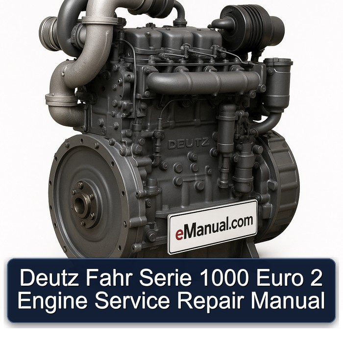 Deutz Fahr Serie 1000 Euro 2 Engine Service Repair Manual