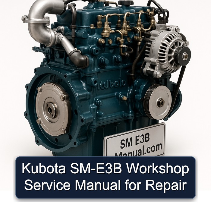 Kubota SM-E3B Workshop Service Manual for Repair
