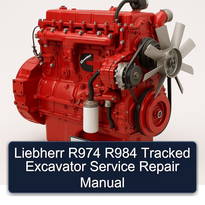 Liebherr R974 R984 Tracked Excavator Service Repair Manual