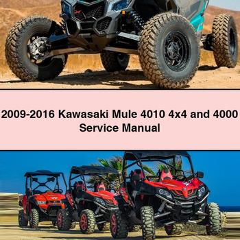 2009-2016 Kawasaki Mule 4010 4x4 and 4000 Service Repair Manual