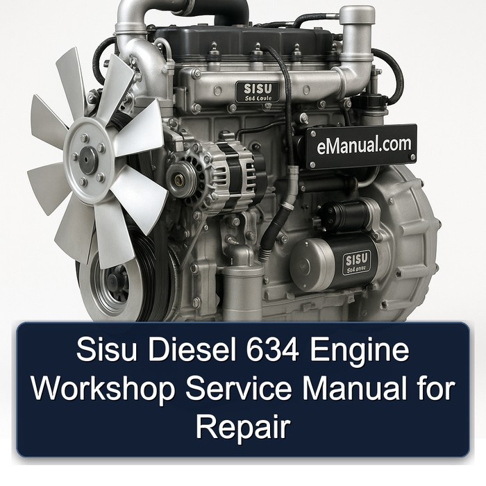 Sisu Diesel 634 Engine Workshop Service Manual for Repair