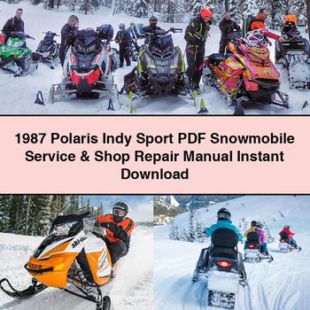 1987 Polaris Indy Sport Snowmobile Service Repair Manual
