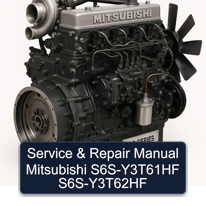 Service & Repair Manual Mitsubishi S6S-Y3T61HF S6S-Y3T62HF